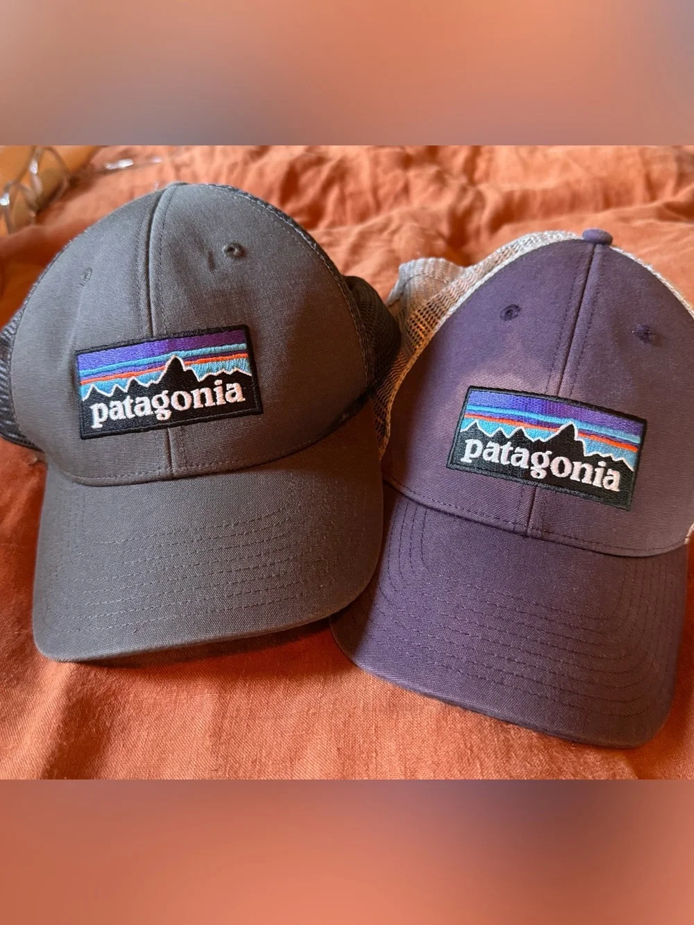 2 Patagonia Trucker hats
